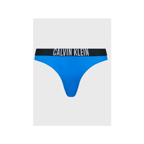 Calvin Klein Swimwear Spodnji del bikini KW0KW01983 Modra