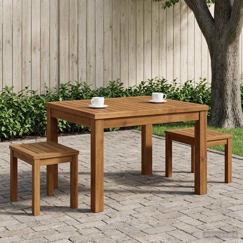  Stolić za kavu Prirodna 50 x 60,5 x 36 cm Čvrsto drvo akacije Cijene