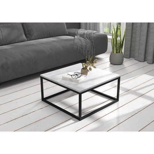 ADRK Moderna kavna mizica BELTEN 65x65 cm - �RNA-BETON Cene