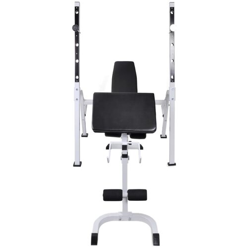  Klupa za vježbanje sa stalkom za utege i setom utega 60,5 kg Slike