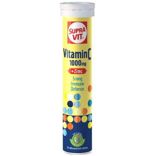 Supravit kompleks sa vitaminom c 1000mg i cinkom 20 šumećih tableta 112695 Cene