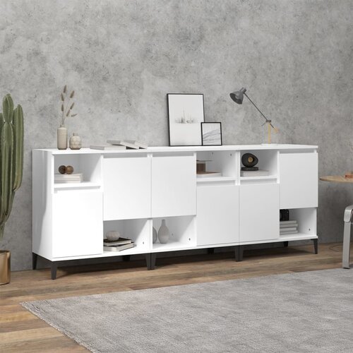  Komode 3 kom bijela 60x35x70cm konstruirano drvo Cijene