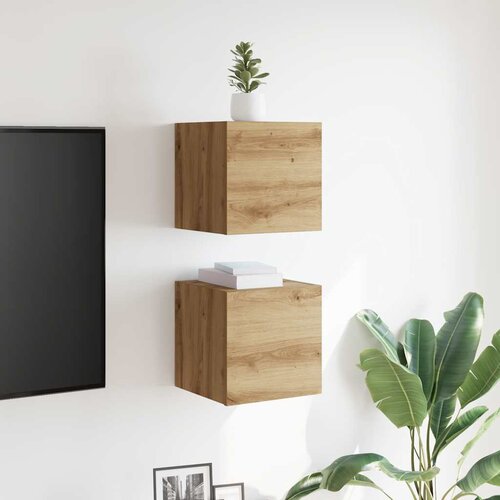  2-dijelni zidni TV ormarić Artisan hrast 30,5x30x30 cm Cene