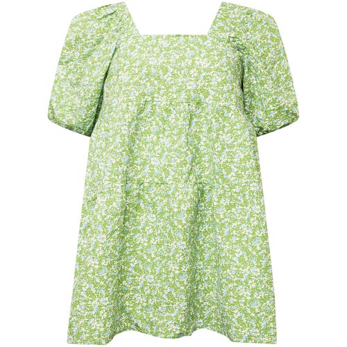 Nasty Gal Plus Poletna obleka svetlo modra / svetlo zelena / bela Slike