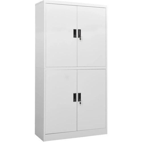 vidaXL uredski ormarić svjetlosivi 90 x 40 x 180 cm čelični Cijene