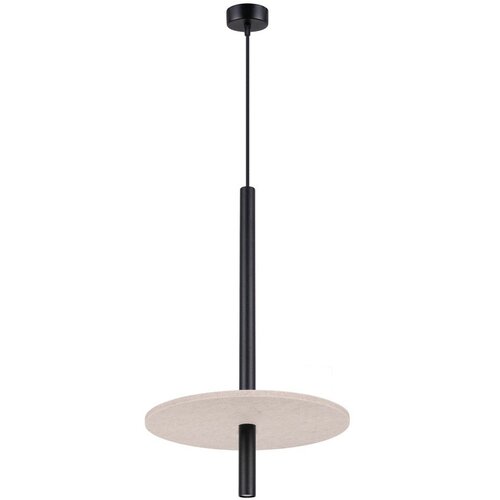 Sollux Črna/bež kovinska viseča svetilka &amp;oslash; 30 cm Rilu &amp;ndash; Slike
