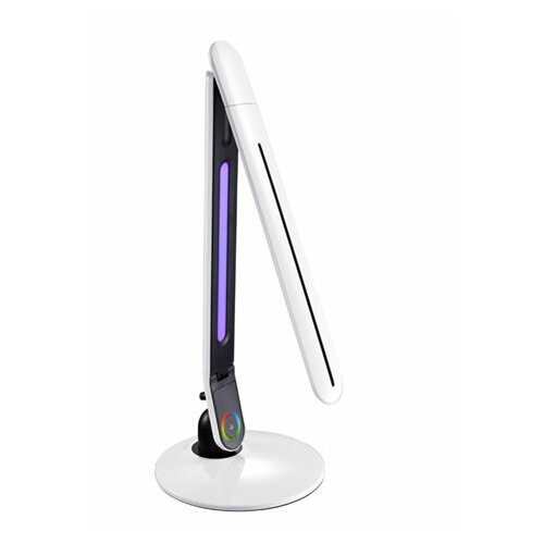 Bright Starts LED Desk Lamp White 10W (RGB/USB/Brightness Adjustment/72pcs Side LEDs/Adapter) Slike