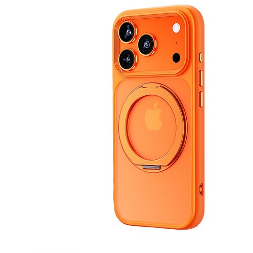INF Oranžen etui z zaščito proti padcem in 360° stojalom za iPhone 17 Pro, (5000274859) Cene