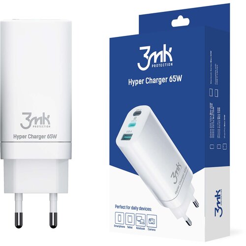 3mk GAN HYPER POLNILEC 65W ZA IPHONE HITRO POLNJENJE, (5000337803) Slike