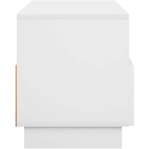  TV stalak 90 x 34.5 x 40 cm Bijela visokog sjaja Slike