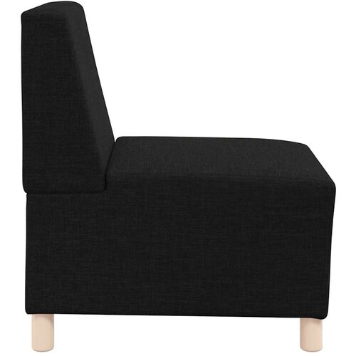  Modularna sofa bez naslona za ruke crna 55 cm tkanina Slike