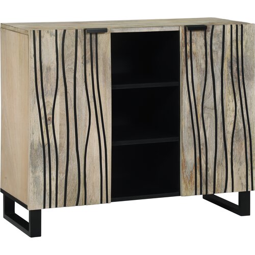 vidaXL Omare in policami za shranjevanje medijev 90 x 33.5 x 75 cm Cene