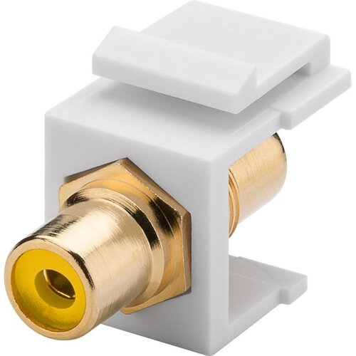 Goobay Audio konektor RCA keystone modul žuti Cene