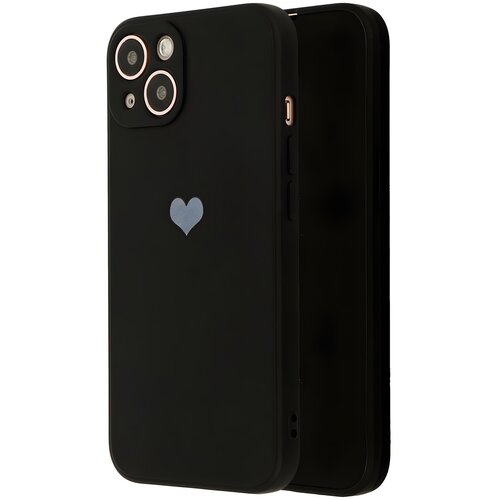 Vennus Silikonski srčasti ovitek za Xiaomi Redmi 9A - Črna Cene