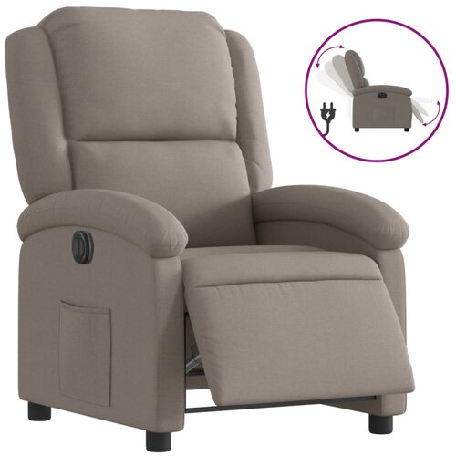 Maison Chic Električni naslanjač - Relax naslanjač taupe blago, (22062568) Cene