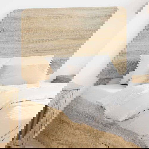 vidaXL Vzglavje z vzglavjem Sonoma hrast 80 cm Konstruiran les Cene