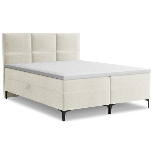 Makamii Bež boxspring krevet s prostorom za odlaganje 140x200 cm Pakalana – Cijene