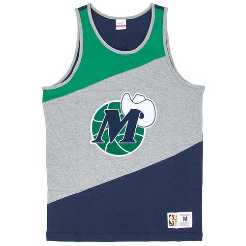 Mitchell And Ness mu&amp;scaron;ka Dallas Mavericks HWC Colorblocked Cotton Tank Top majica Slike