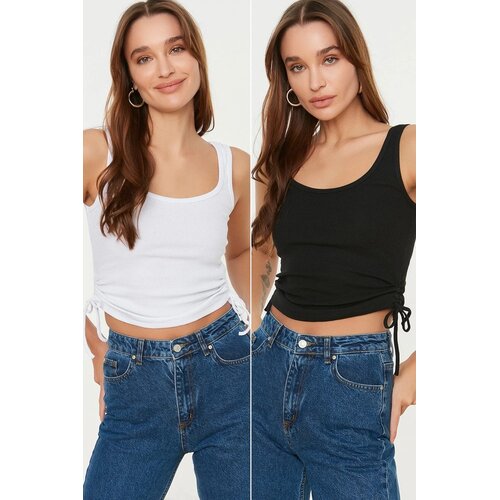 TRENDYOLMILLA Ženski set majici TWOSS21AL0195, Vi&scaron;ebojni Cene
