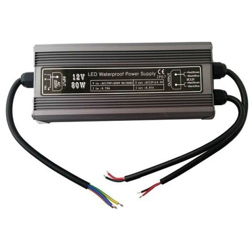 Kemot Napajalnik vodoodporen IP67 ALU ohi&amp;scaron;je 12V 6,7A 80W, 1 izvod, (21980909) Slike