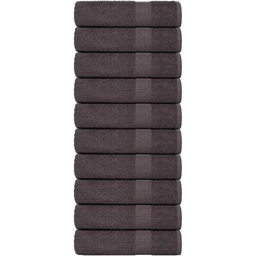  Ručnici za tu&amp;scaron;iranje FROGN 10 kom antracit 70x140 cm 360 g/m&amp;sup2; Slike
