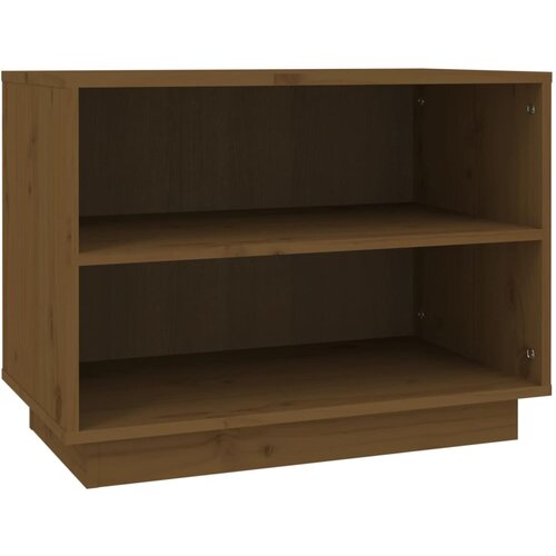 Maison Chic Omarica za obutev - Kopa za čevlje medeno rjava 60x34x45 cm trdna borovina, (21777209) Slike
