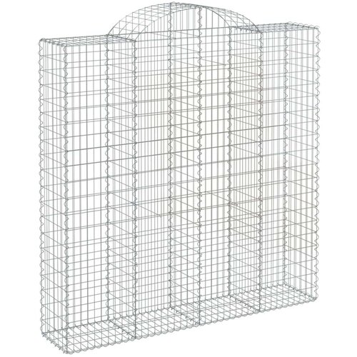  Lučne gabionske košare 5 kom 200x50x200/220cm pocinčano željezo Cijene