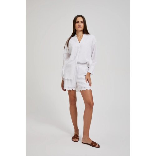 Moodo Women&amp;#039;s romantic shorts - white Slike