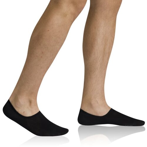 Bellinda bamboo sneaker socks - unisex socks invisible - black Slike