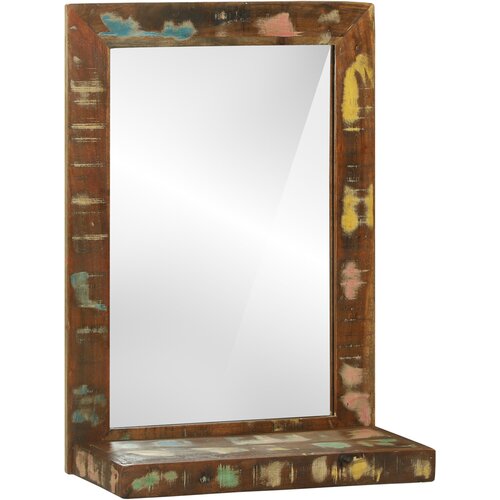 VidaXL Kopalni&amp;scaron;ko ogledalo 50x22x70 cm trden les recikliran Slike
