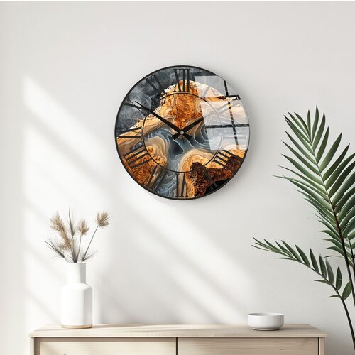 Wallity Dekorativni zidni sat Huhu331, 40x40 cm Cene