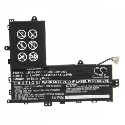 VHBW Baterija za Asus VivoBook Flip T201, B31N1536, 4150 mAh Slike