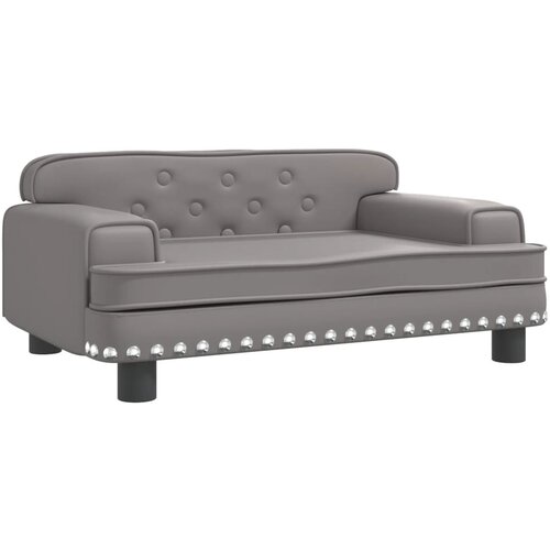 Maison Chic Otroški kavč - Otroški divan - Otroški sedež siv 70x45x30 cm umetno usnje, (21729653) Cene