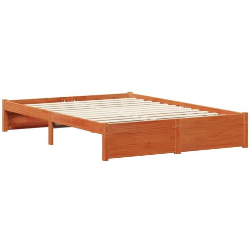  Okvir za krevet s uzglavljem Vosak smeđa 150 x 200 cm Slike