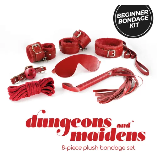 Crushious DUNGEONS & MAIDENS BDSM KIT RED