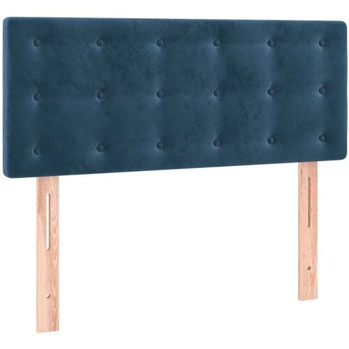 Maison Chic posteljno vzglavje - vzglavna omarica - nočna omarica temno modro 90x5x78/88 cm žamet, (21707198) Slike