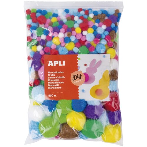 Apli Pom pom različne barve 500 kos, (20455706) Slike