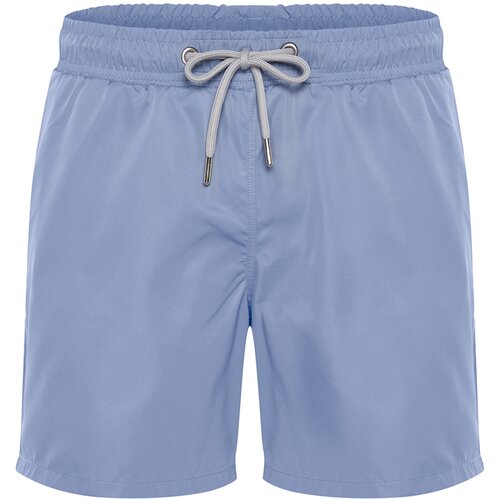 Trendyol Men's Light Blue Basic Standard Size Marine Shorts Cene