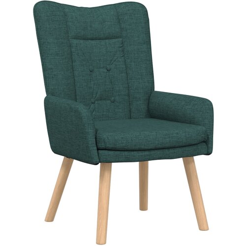 vidaXL Relaxing Chair Tamnozelena Tkanina Cijene