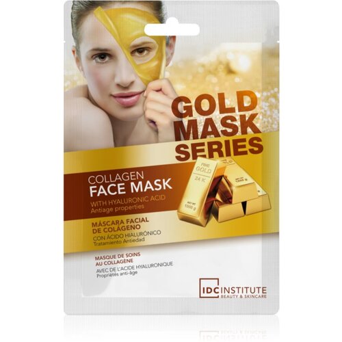 IDC INSTITUTE Gold Mask Series vlažilna maska za obraz z zlatom 60 g Cene