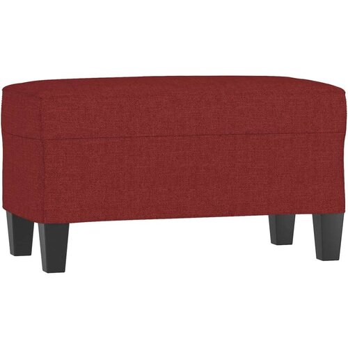  Klupa Crvena boja vina 70 x 35 x 41 cm od tkanine - boja crnog vina 70 x 35 x 41 cm Slike