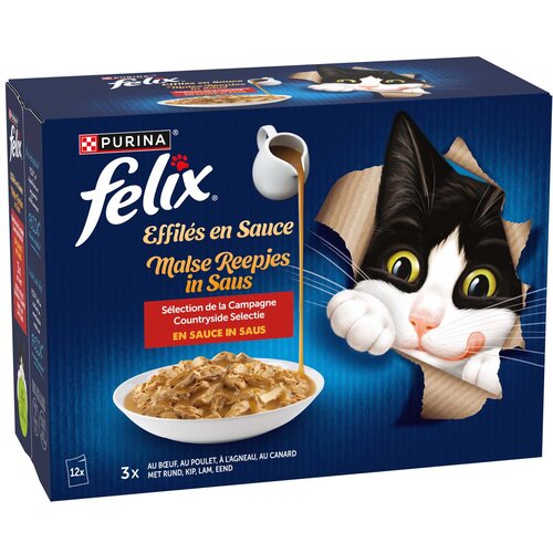 3 + 1 gratis! 4 x Felix Deli Moments - "Gravy Lover - So gut wie es aussieht" 4 x (12 x 85 g) Raznolikost okusa sa sela Cijene