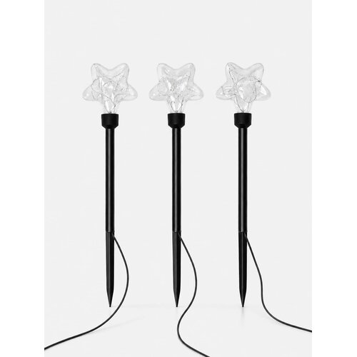 Sinsay Set ubodnih LED vrtnih lampi s motivom zvjezdice 3 pack Slike