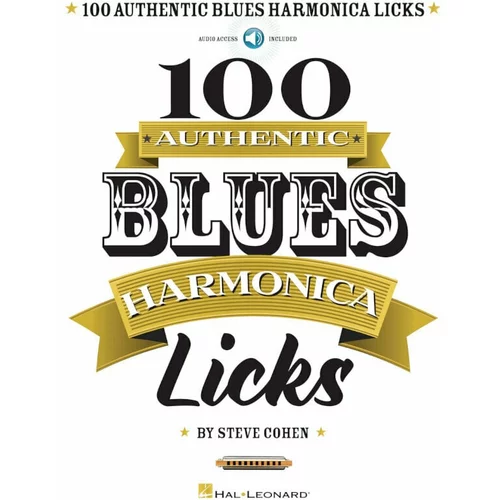 Steve Cohen 100 Authentic Blues Harmonica Licks Notna glasba