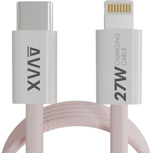 Avax Kabl CB611P Magnety / USB-C to Lightning / 27W / 1m braided / Pink Slike