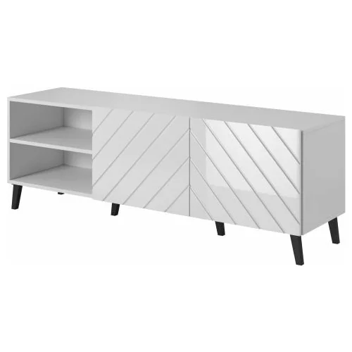 Xtra furniture TV element Abeto 150 - bijela mat/visoki sjaj