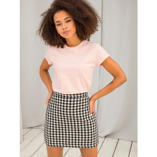 BASIC Feel Good T-shirt-RV-TS-4623.71-light pink Cene