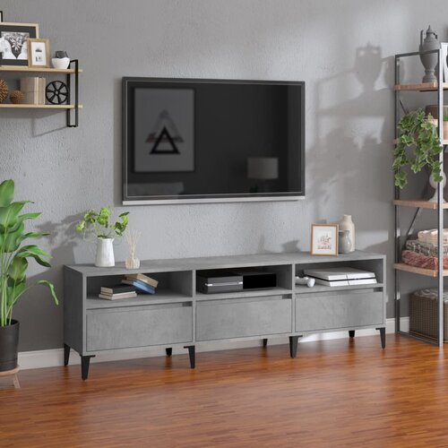 vidaXL TV omarica betonsko siva 150x30x44,5 cm inženirski les Cene