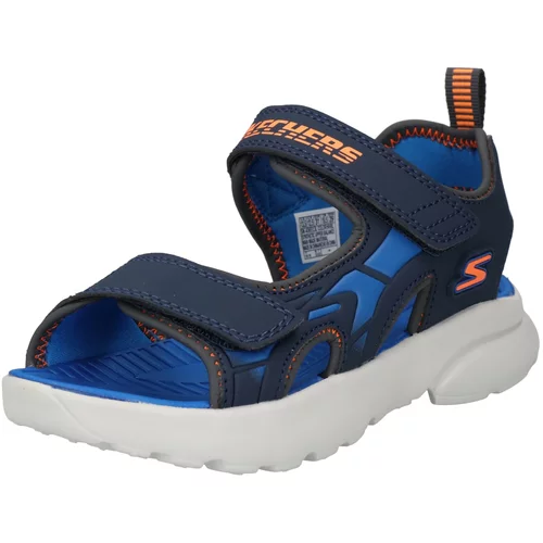 Skechers Odprti čevlji 'RAZOR SPLASH' modra / temno modra / oranžna