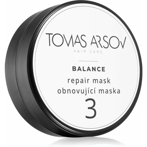 Tomas Arsov Balance Repair Mask globinsko regeneracijska maska za suhe, poškodovane, kemično obdelane lase 100 ml